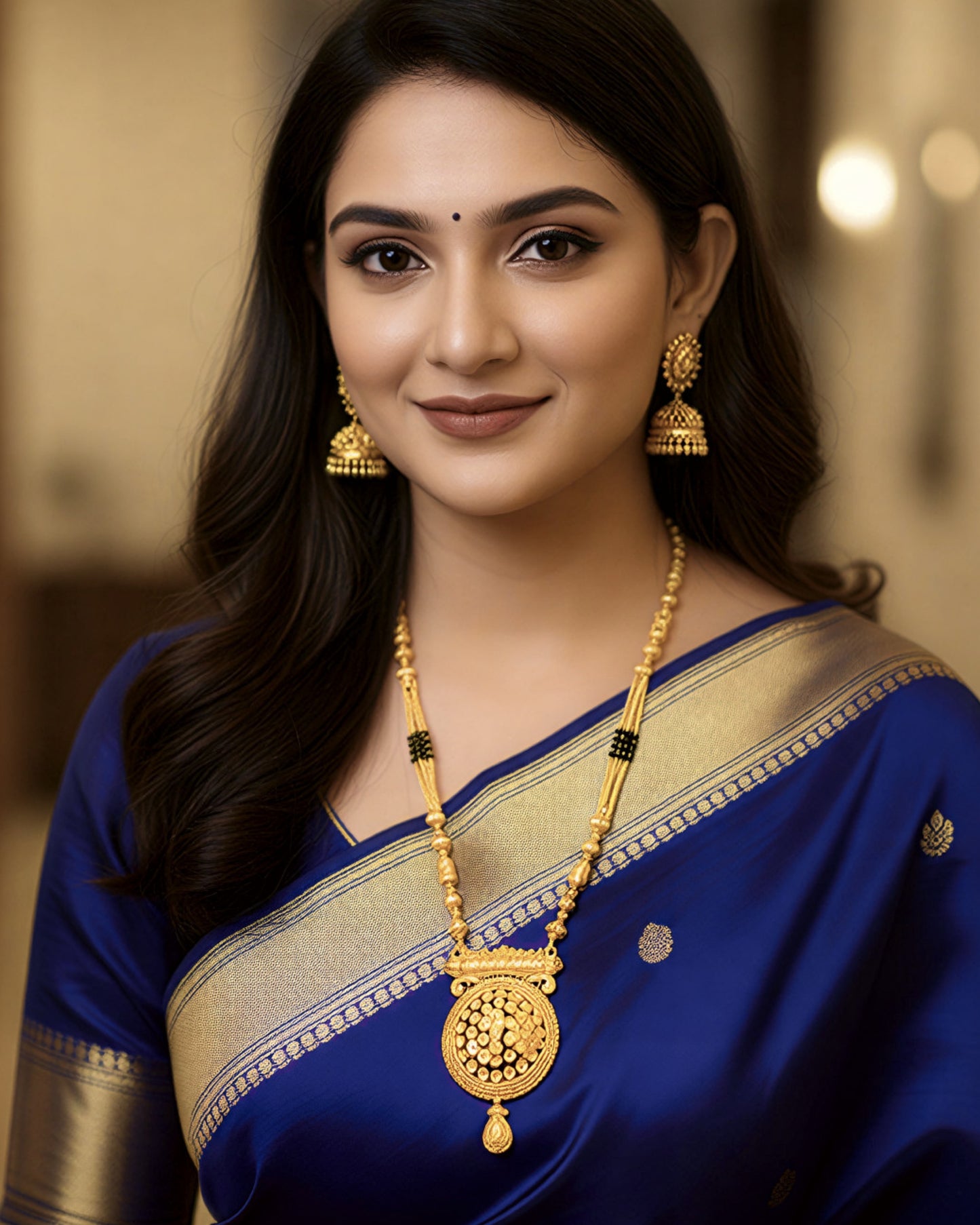 Forming Damru Mangalsutra