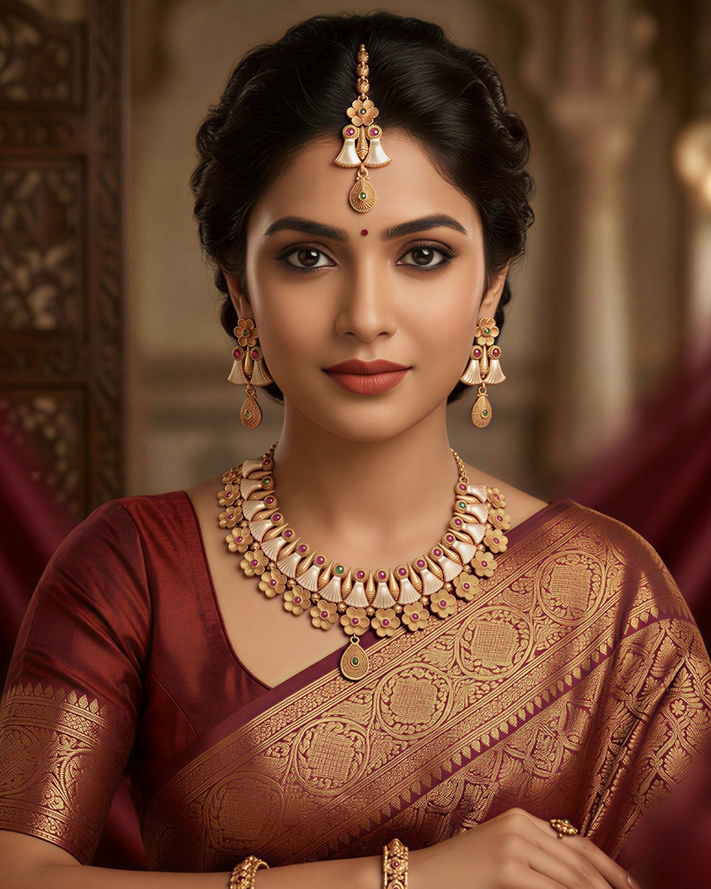 Rajwadi Necklace