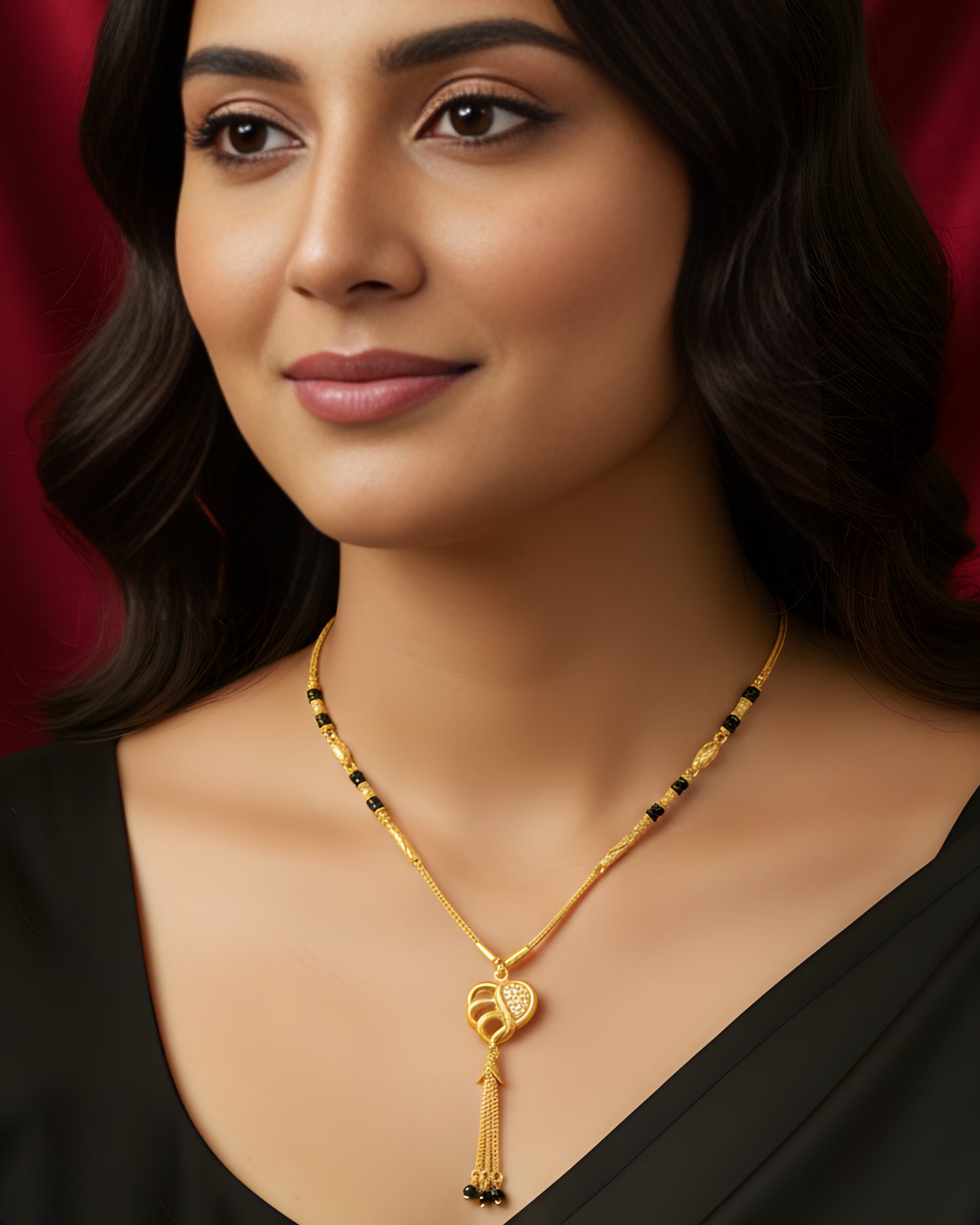 Forming Short Mangalsutra