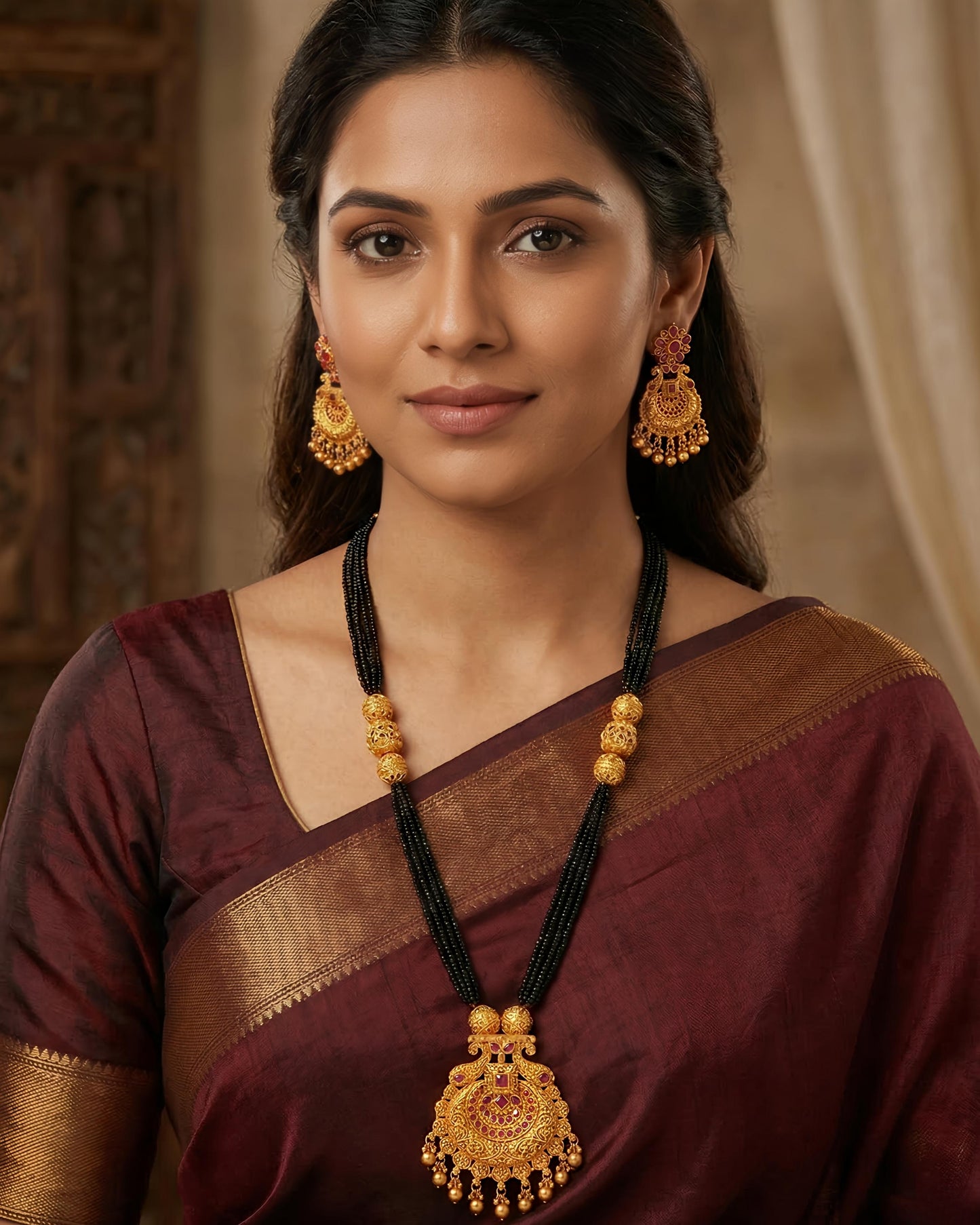 Matte Long Mangalsutra
