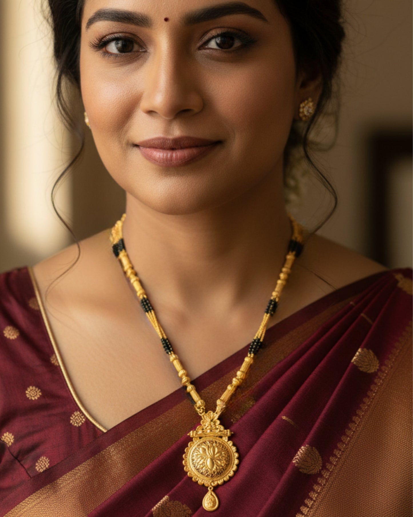 Forming Damru Mangalsutra