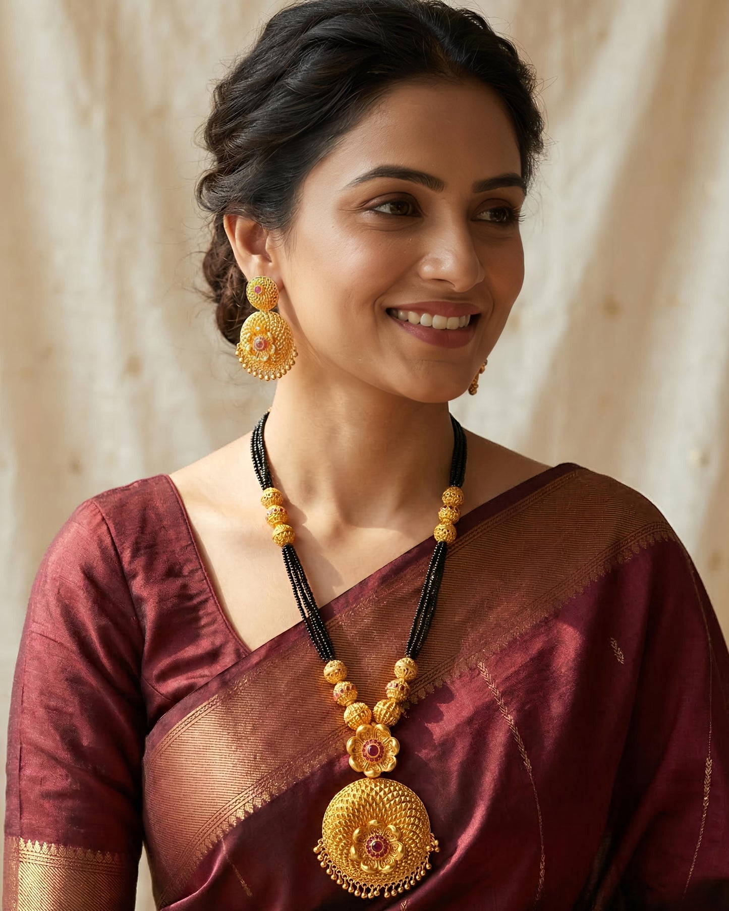Matte Long Mangalsutra