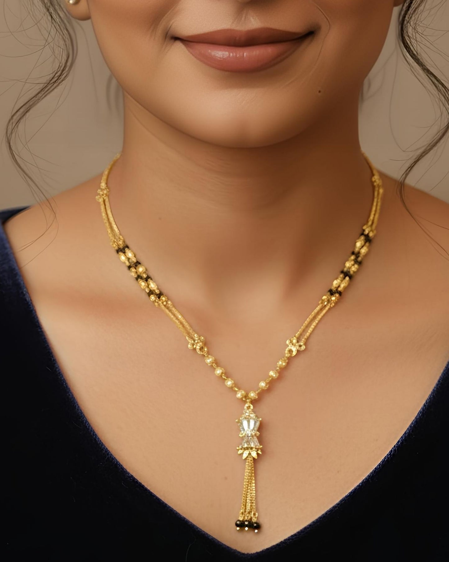 Forming Short Mangalsutra
