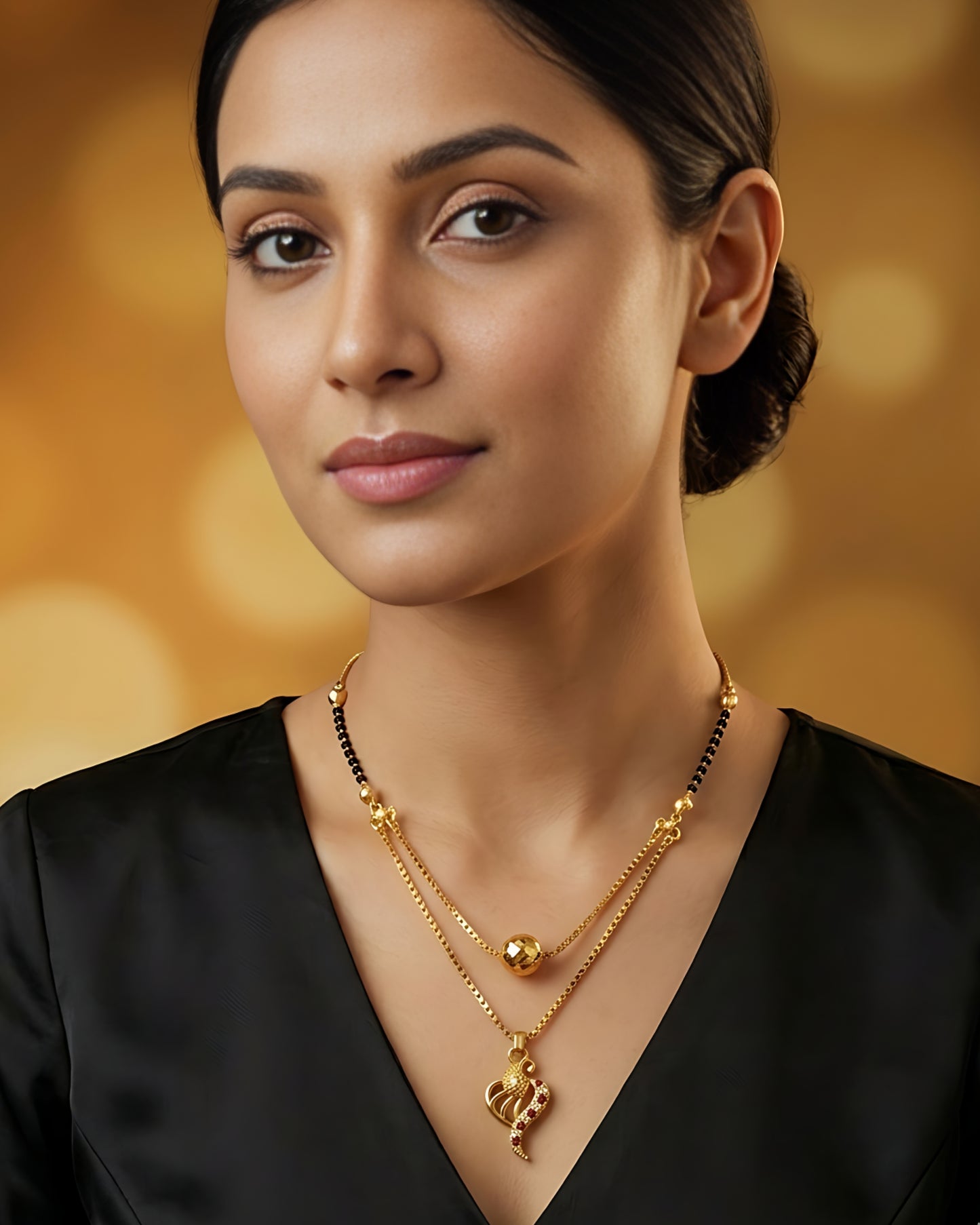 Forming Short Mangalsutra