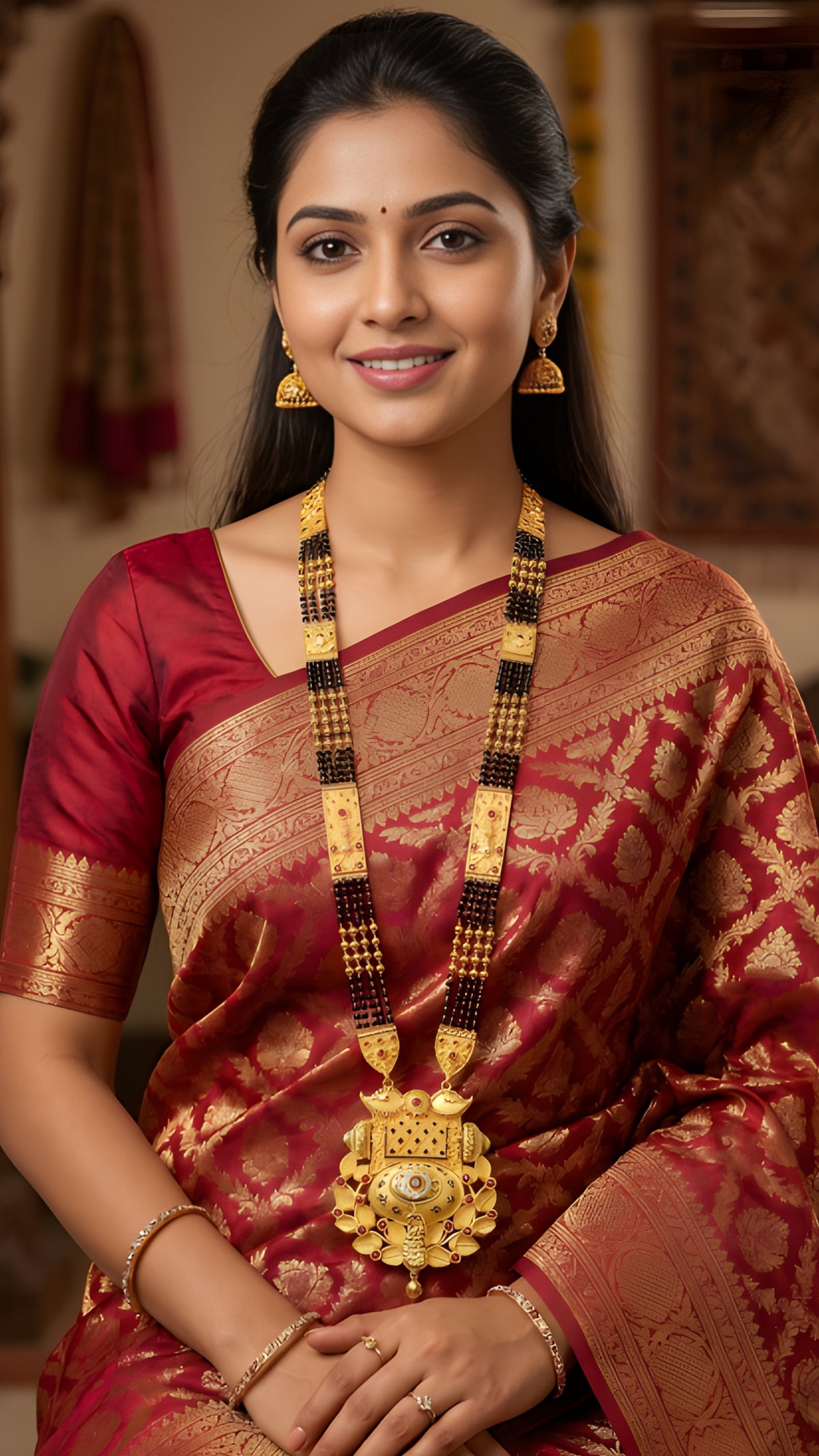 Forming Long Mangalsutra