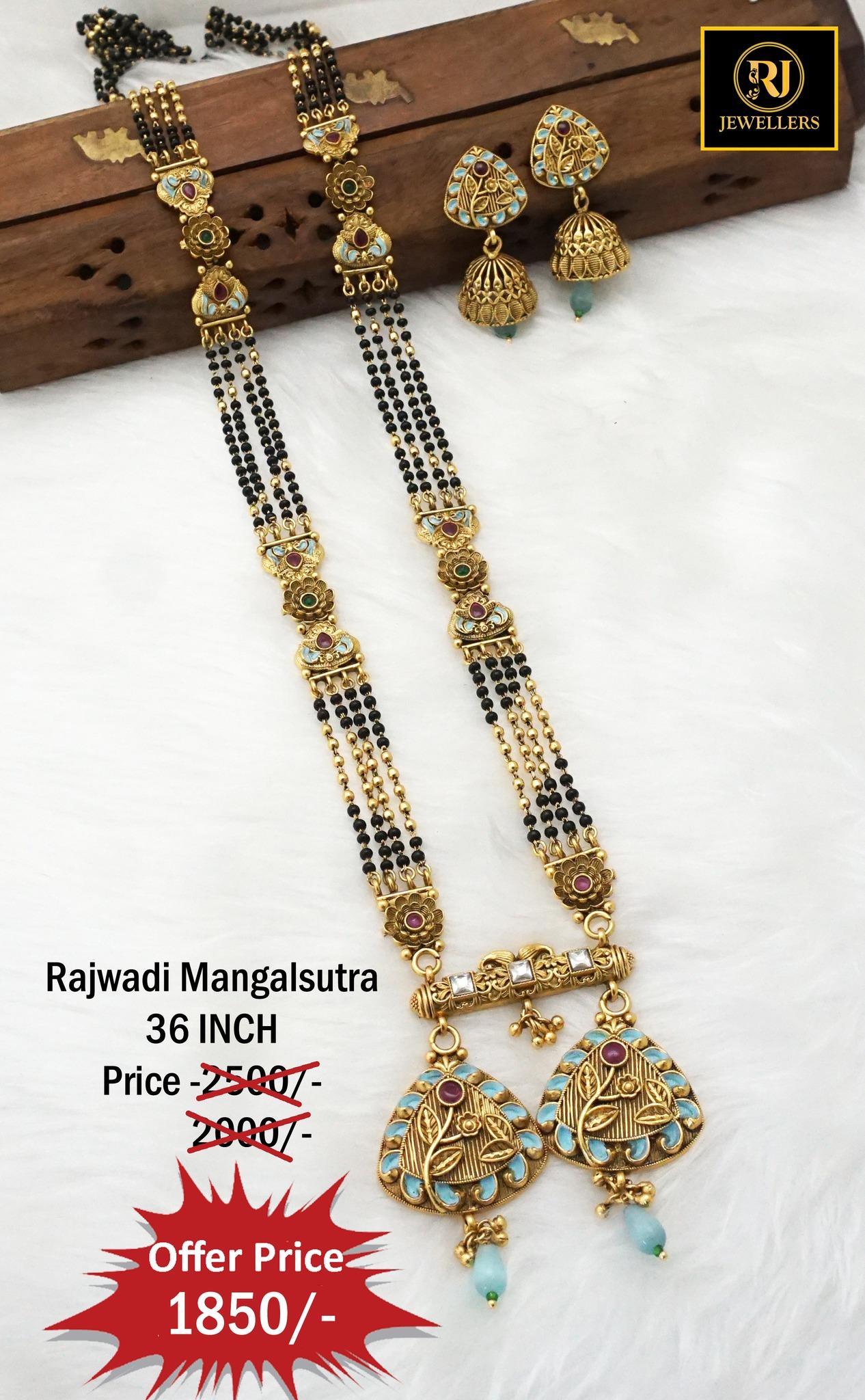 Rajwadi Long Mangalsutra