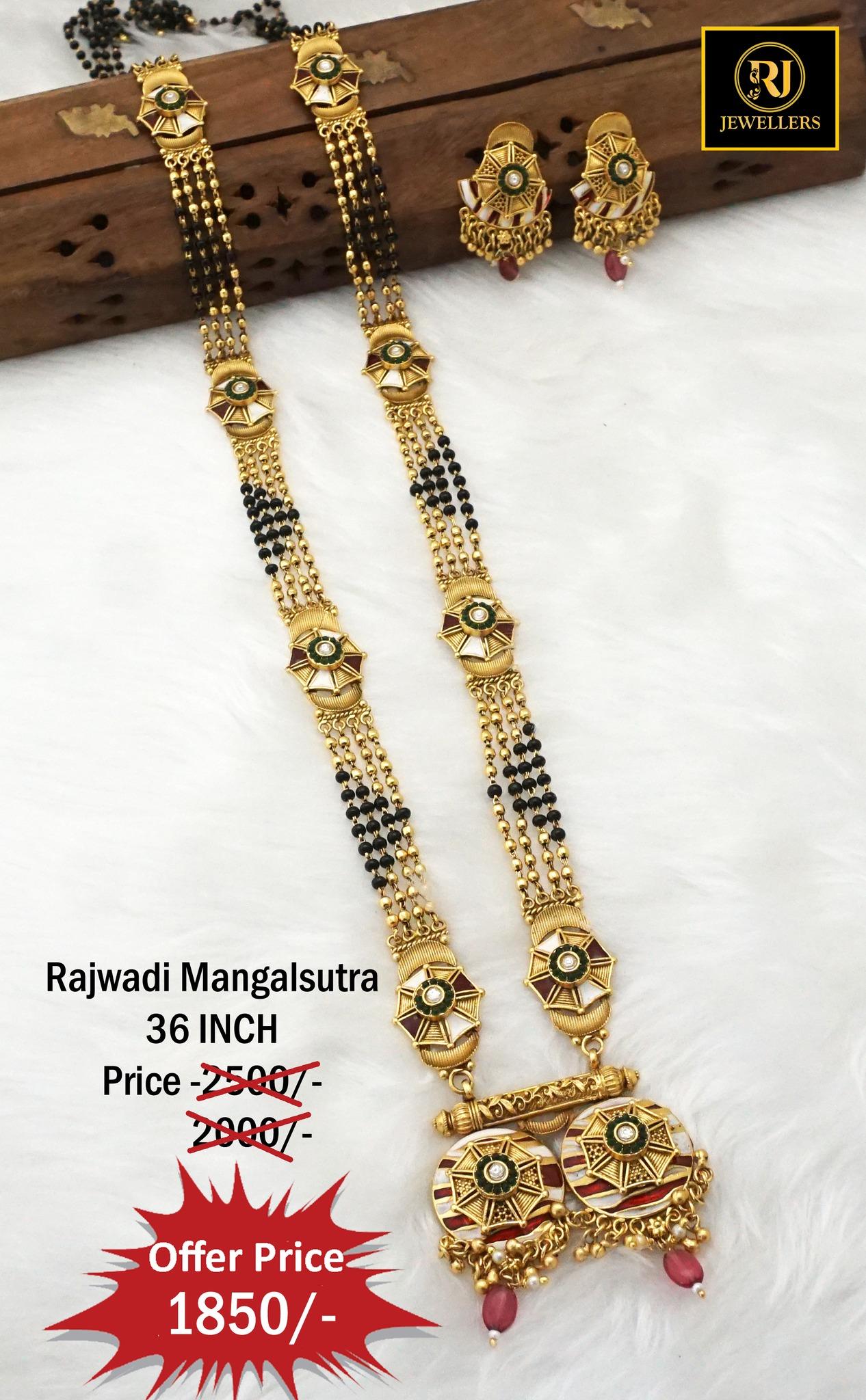 Rajwadi Long Mangalsutra