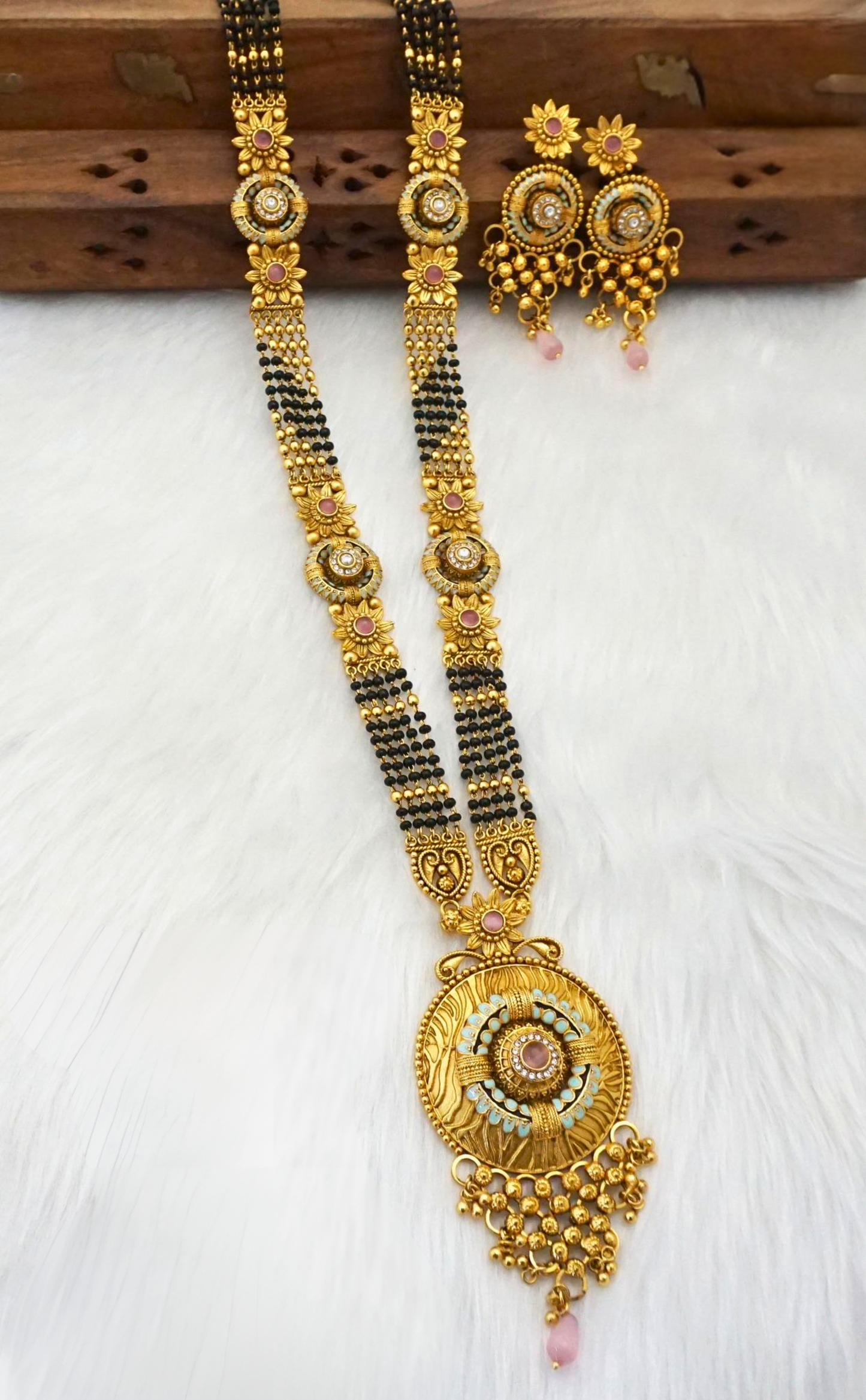 Rajwadi Long Mangalsutra