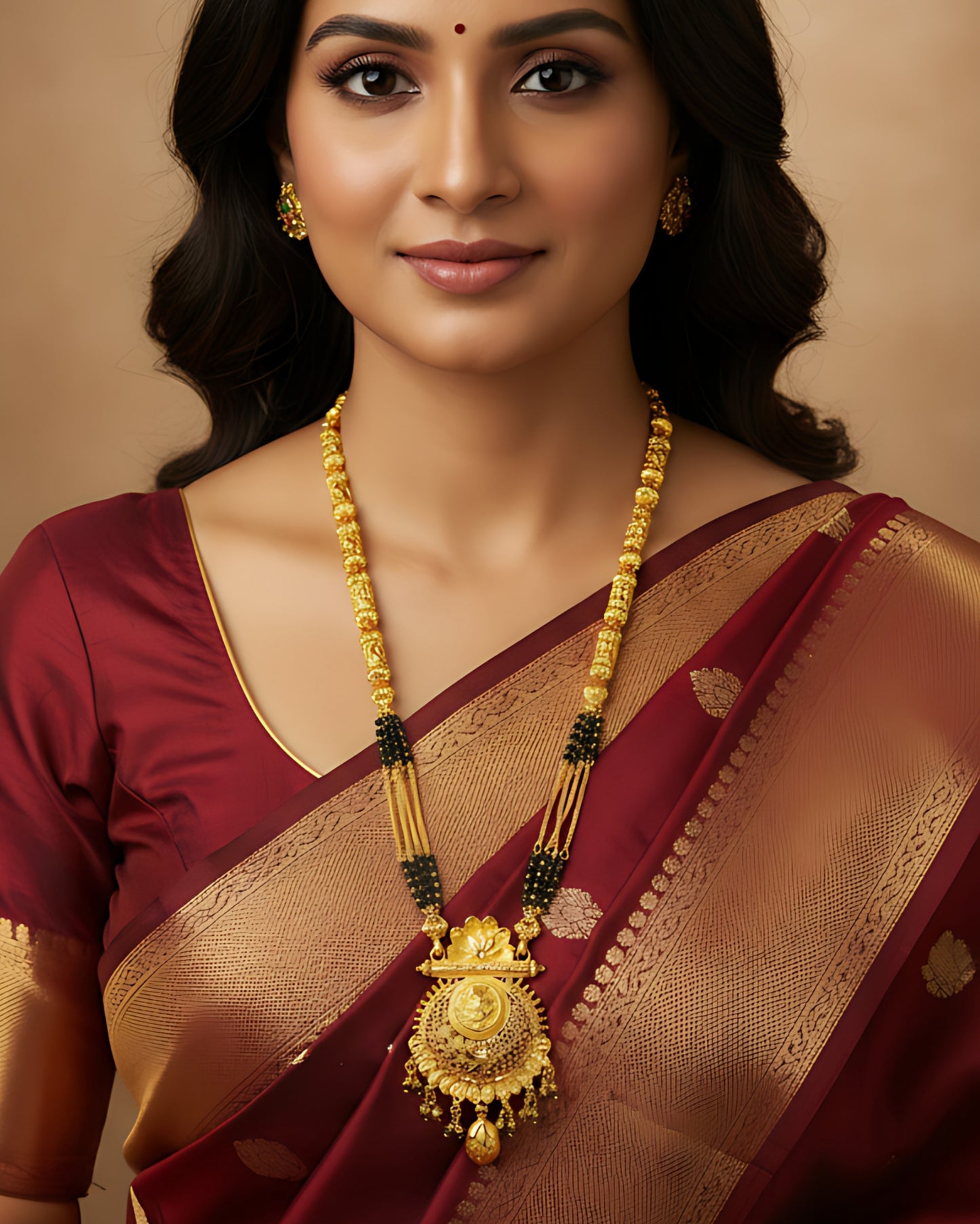 Forming Damru Mangalsutra