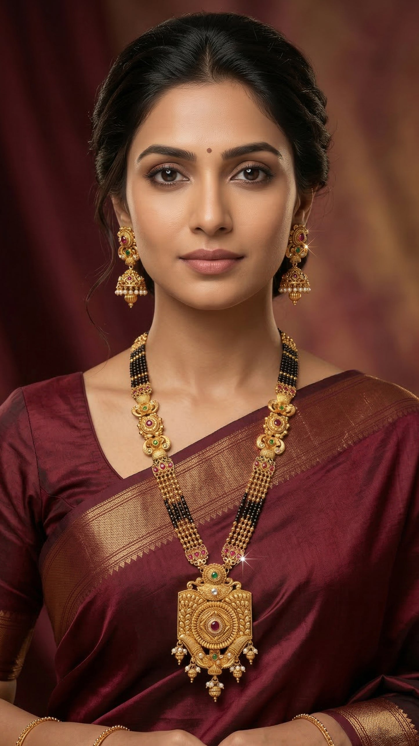 Rajwadi Long Mangalsutra