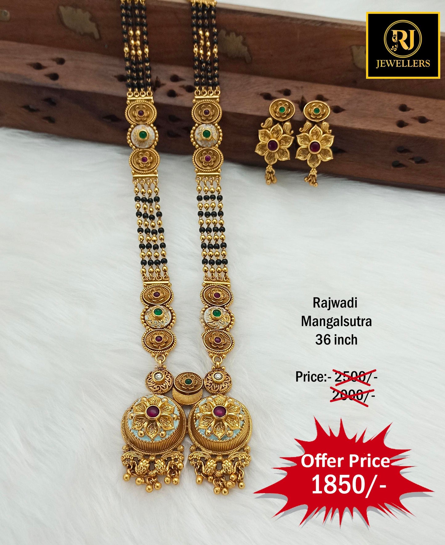 Rajwadi Long Mangalsutra