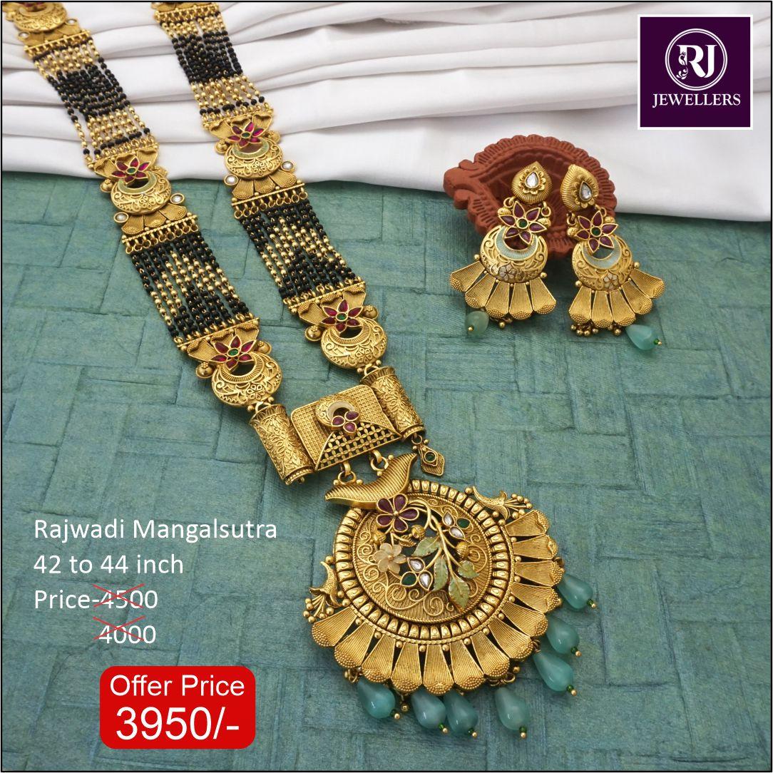 Rajwadi Long Mangalsutra