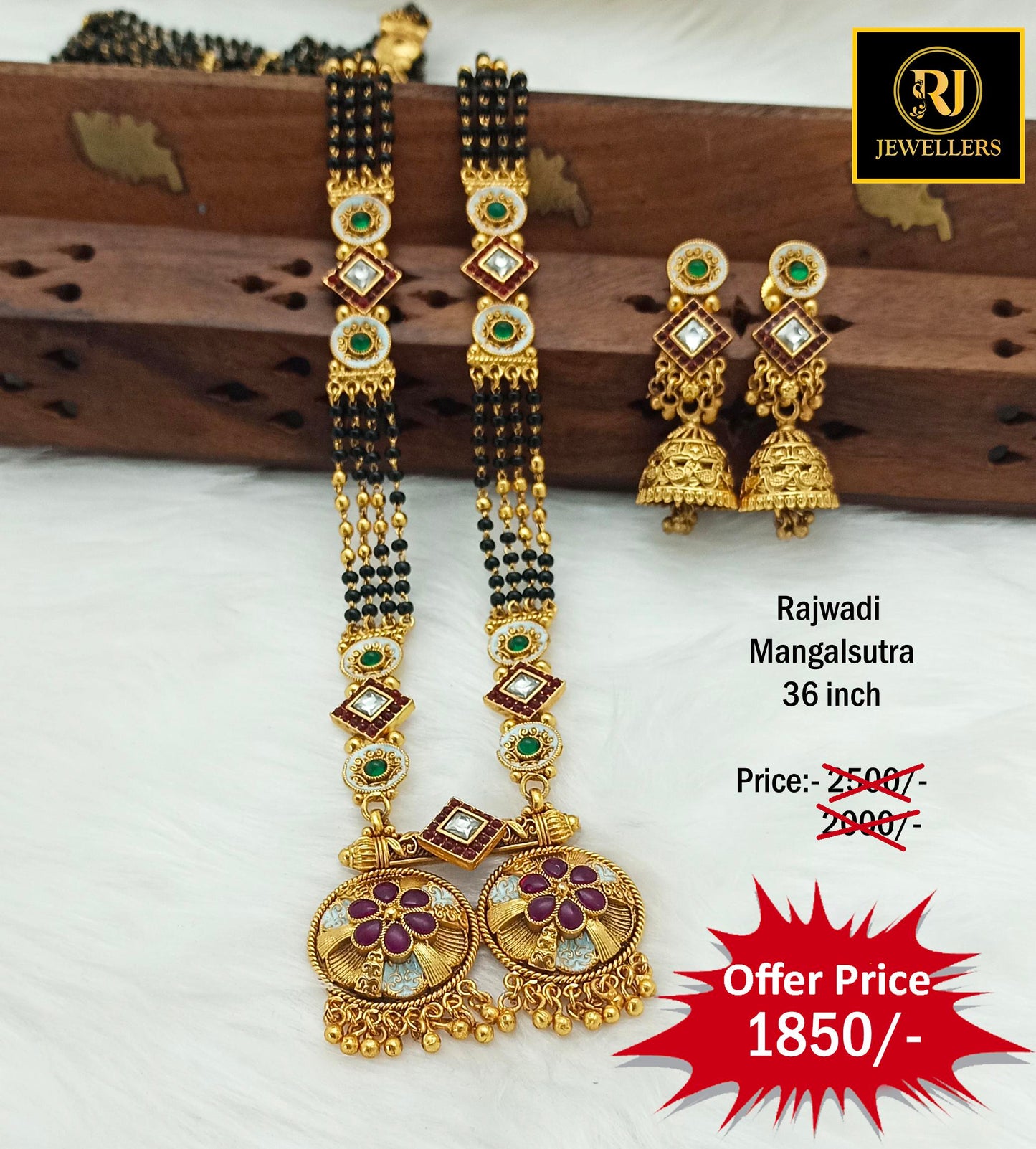 Rajwadi Long Mangalsutra