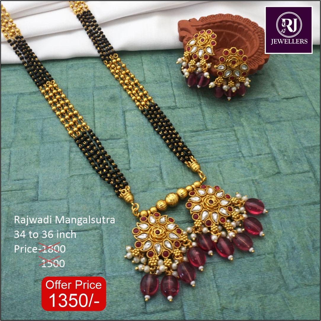 Rajwadi Long Mangalsutra