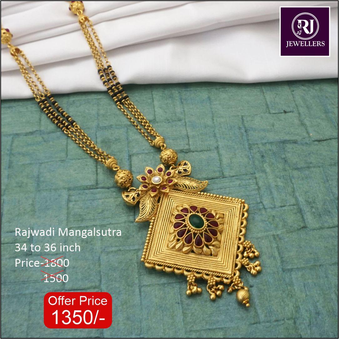 Rajwadi Long Mangalsutra
