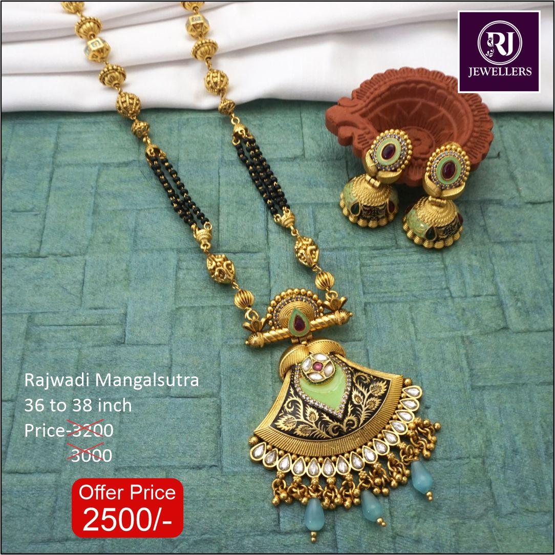 Rajwadi Long Mangalsutra