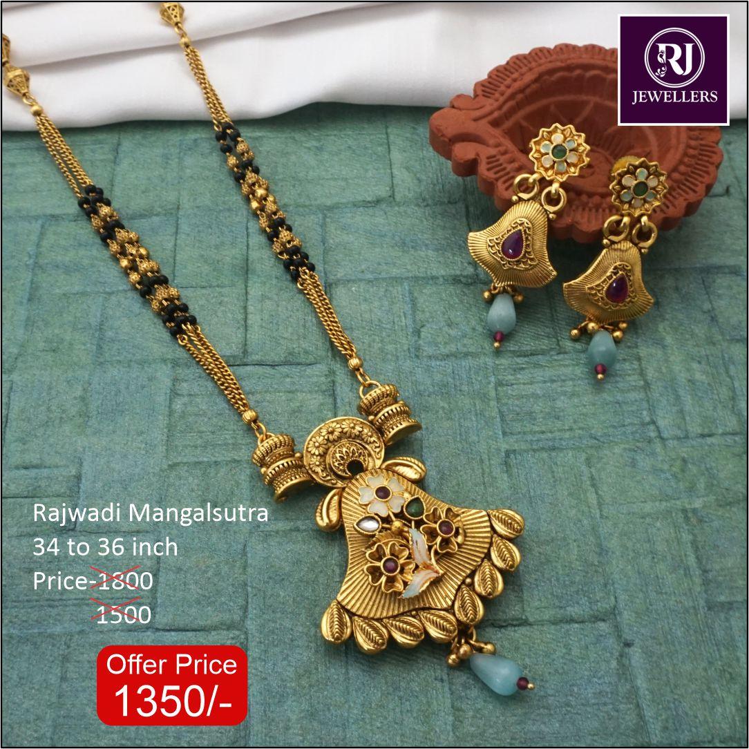 Rajwadi Long Mangalsutra