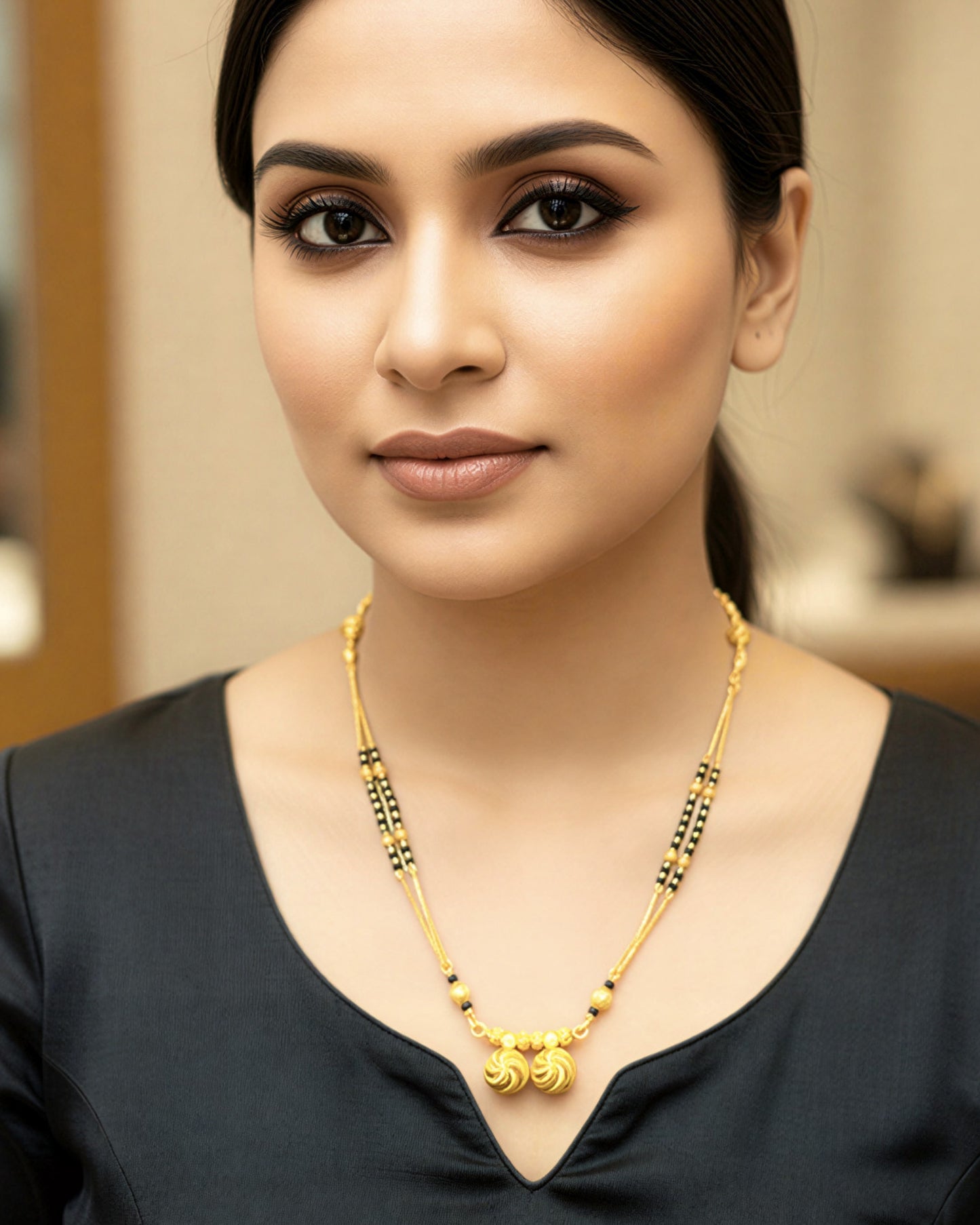 Forming Short Mangalsutra