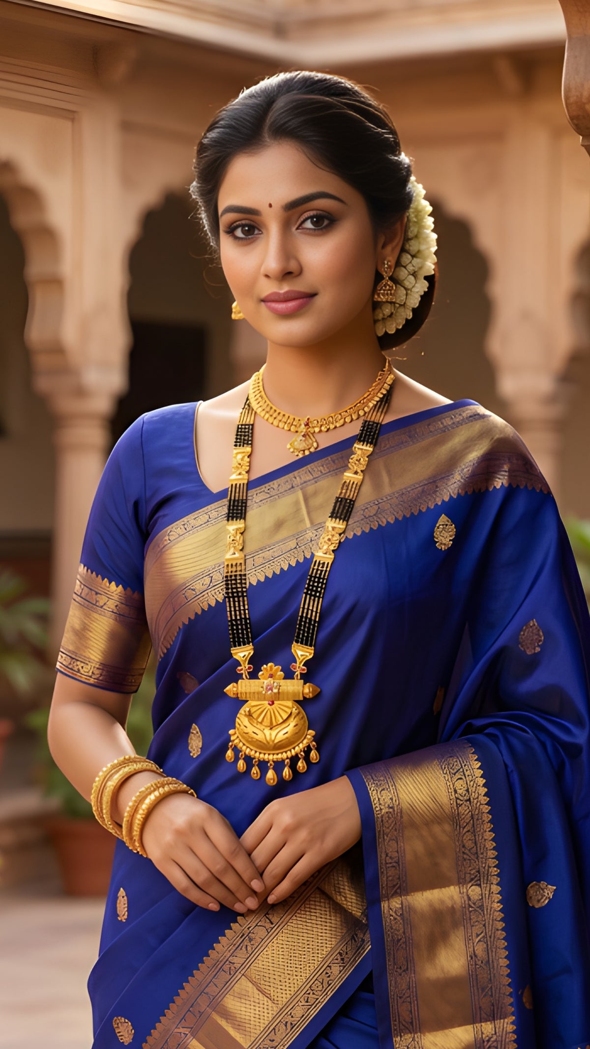 Forming Long Mangalsutra
