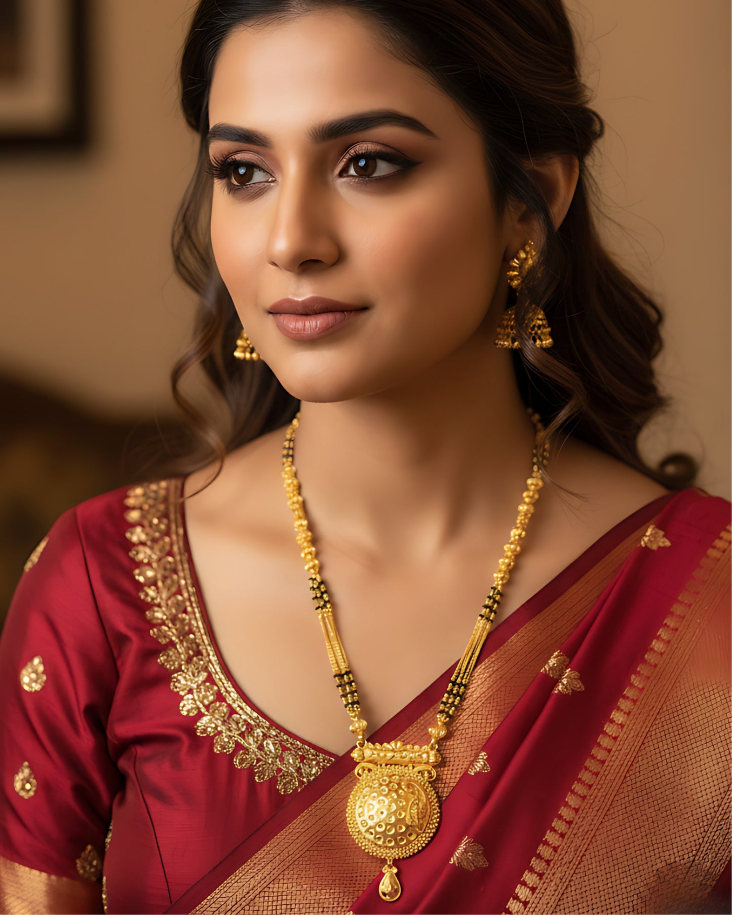 Forming Damru Mangalsutra