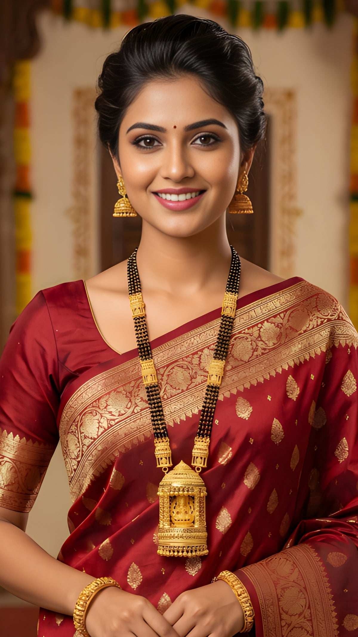 Forming Long Mangalsutra