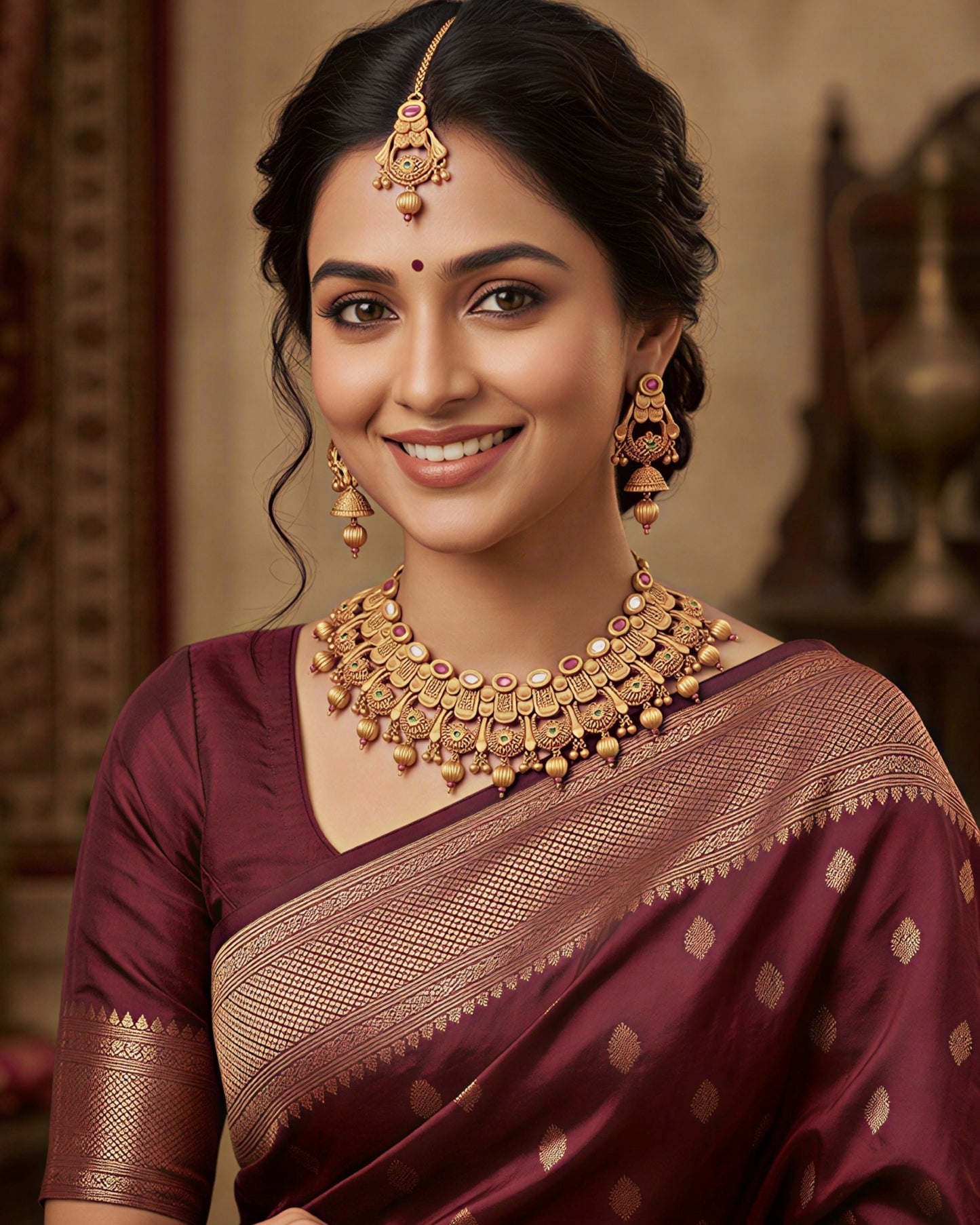 Rajwadi Necklace