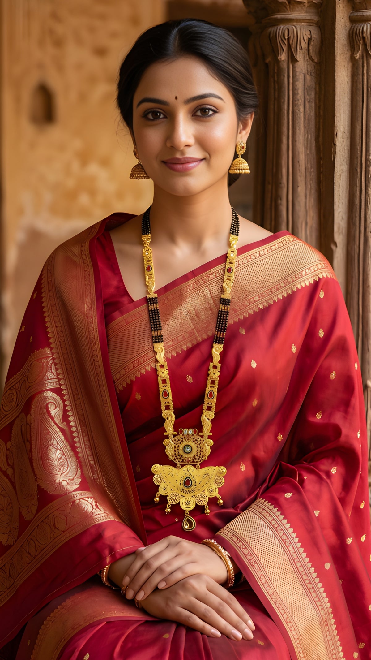 Forming Long Mangalsutra