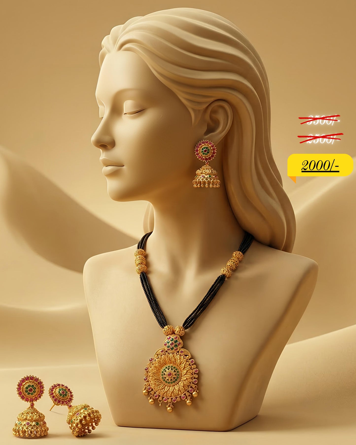 Matte Long Mangalsutra