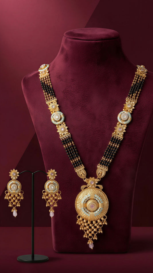 Rajwadi Long Mangalsutra