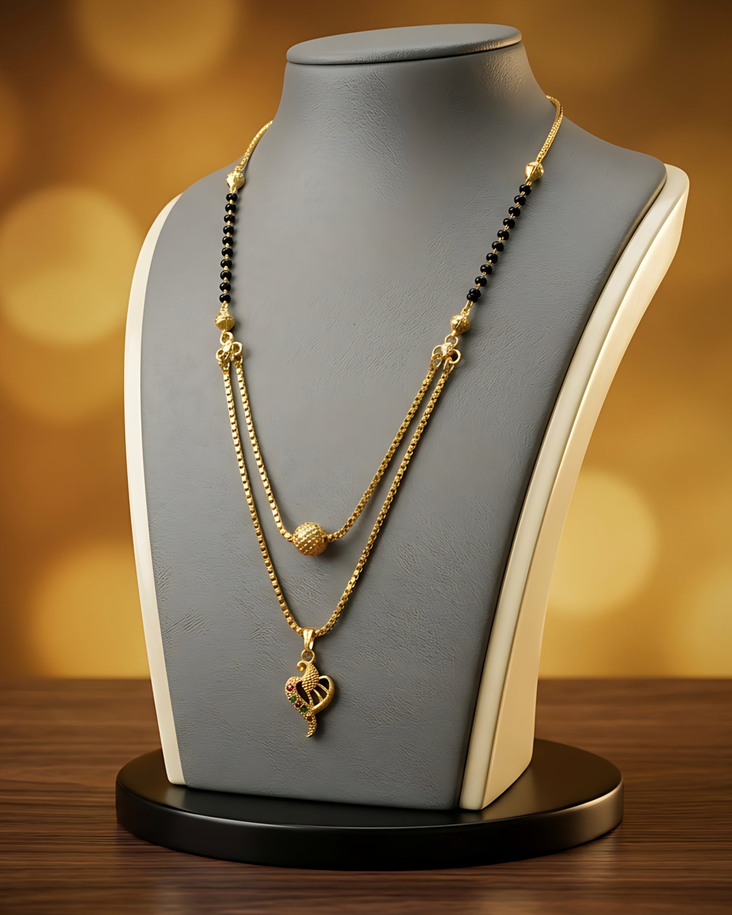 Forming Short Mangalsutra
