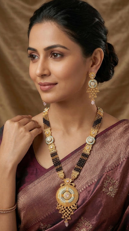 Rajwadi Long Mangalsutra
