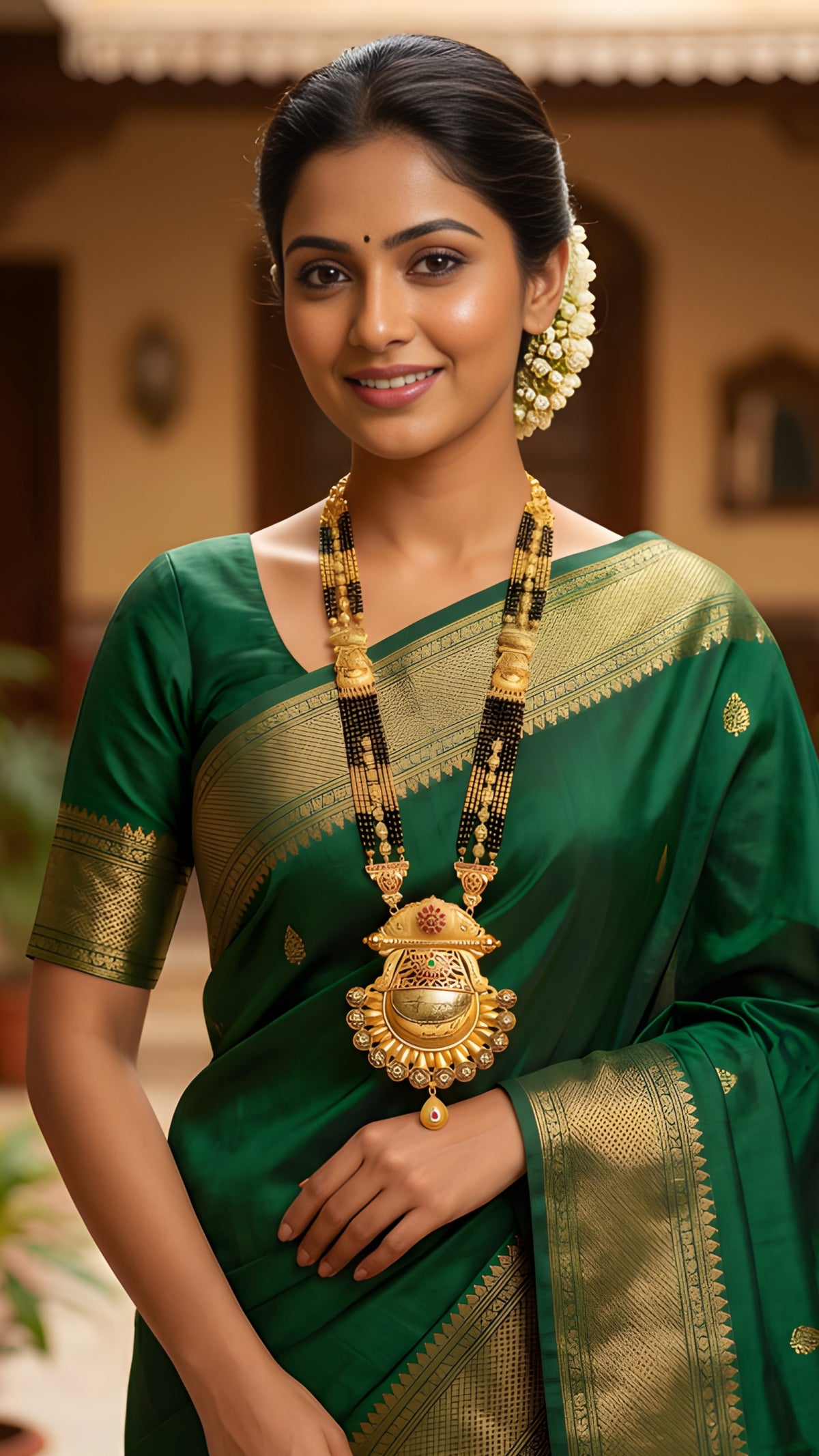 Forming Long Mangalsutra