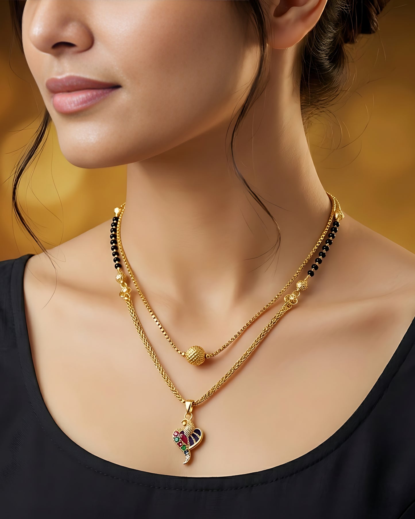 Forming Short Mangalsutra