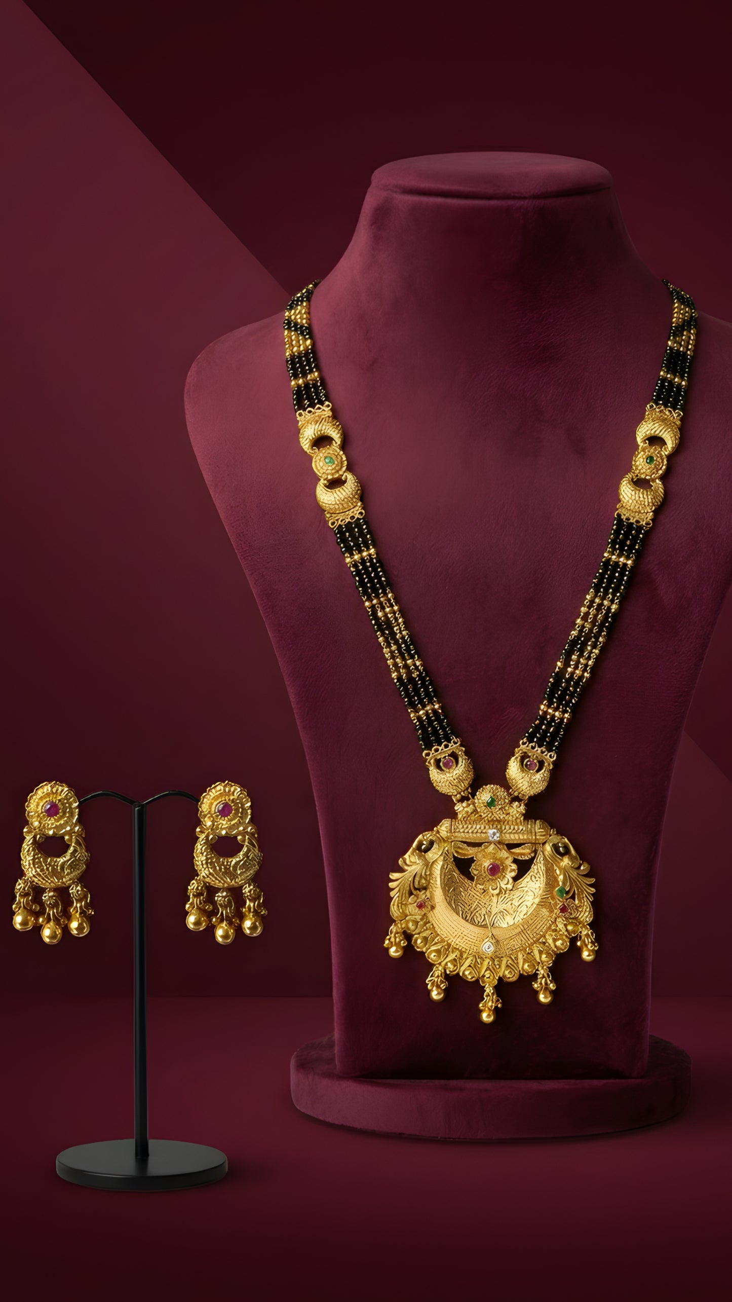 Rajwadi Long Mangalsutra
