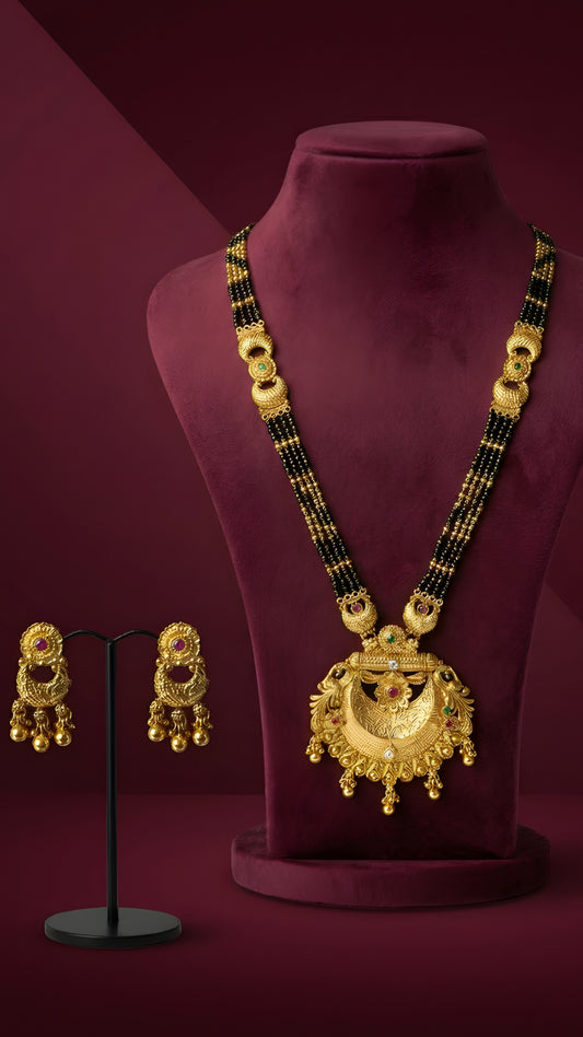 Rajwadi Long Mangalsutra
