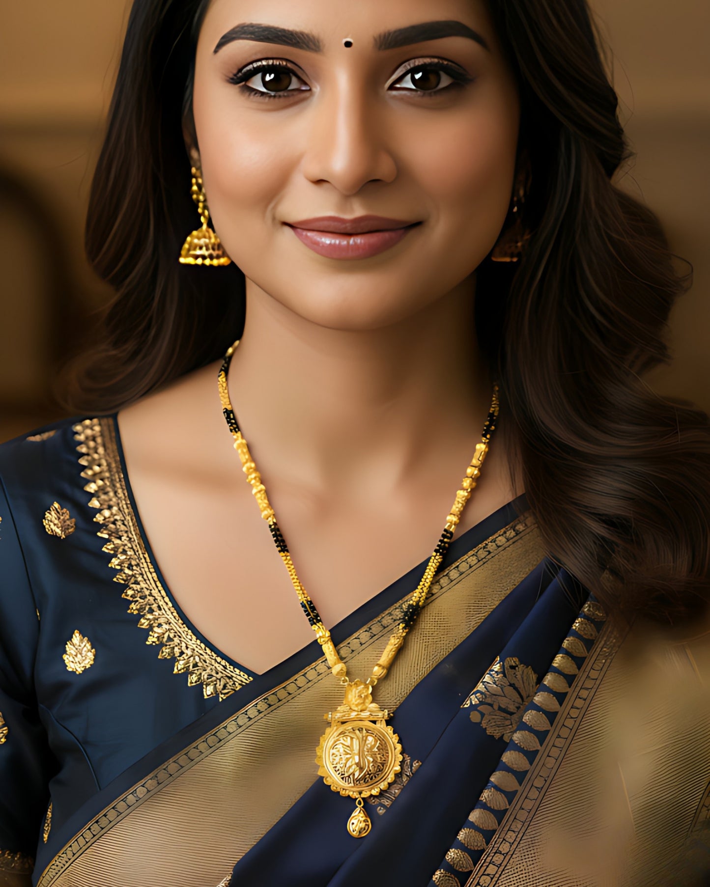 Forming Damru Mangalsutra