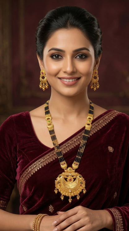 Rajwadi Long Mangalsutra