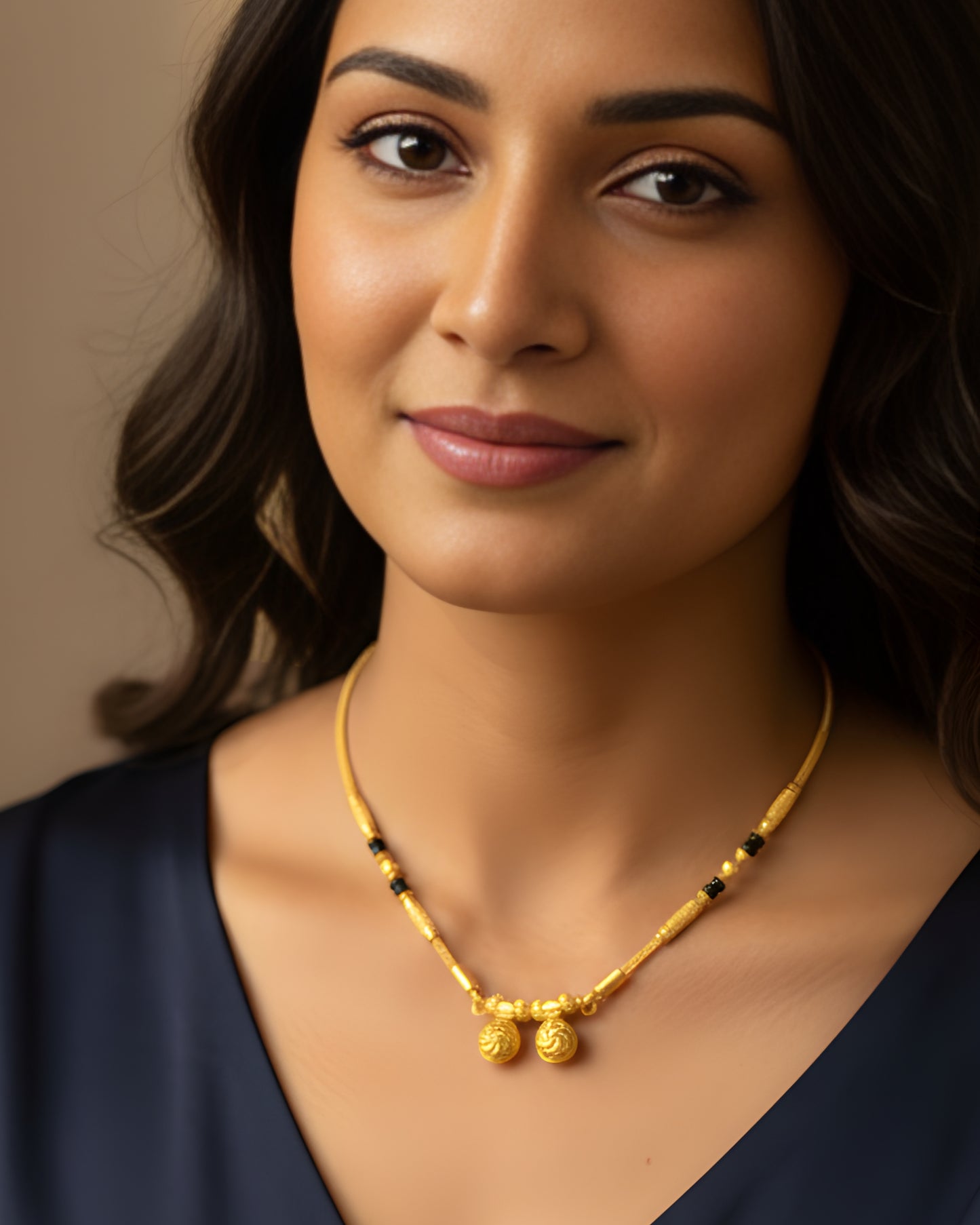 Forming Short Mangalsutra