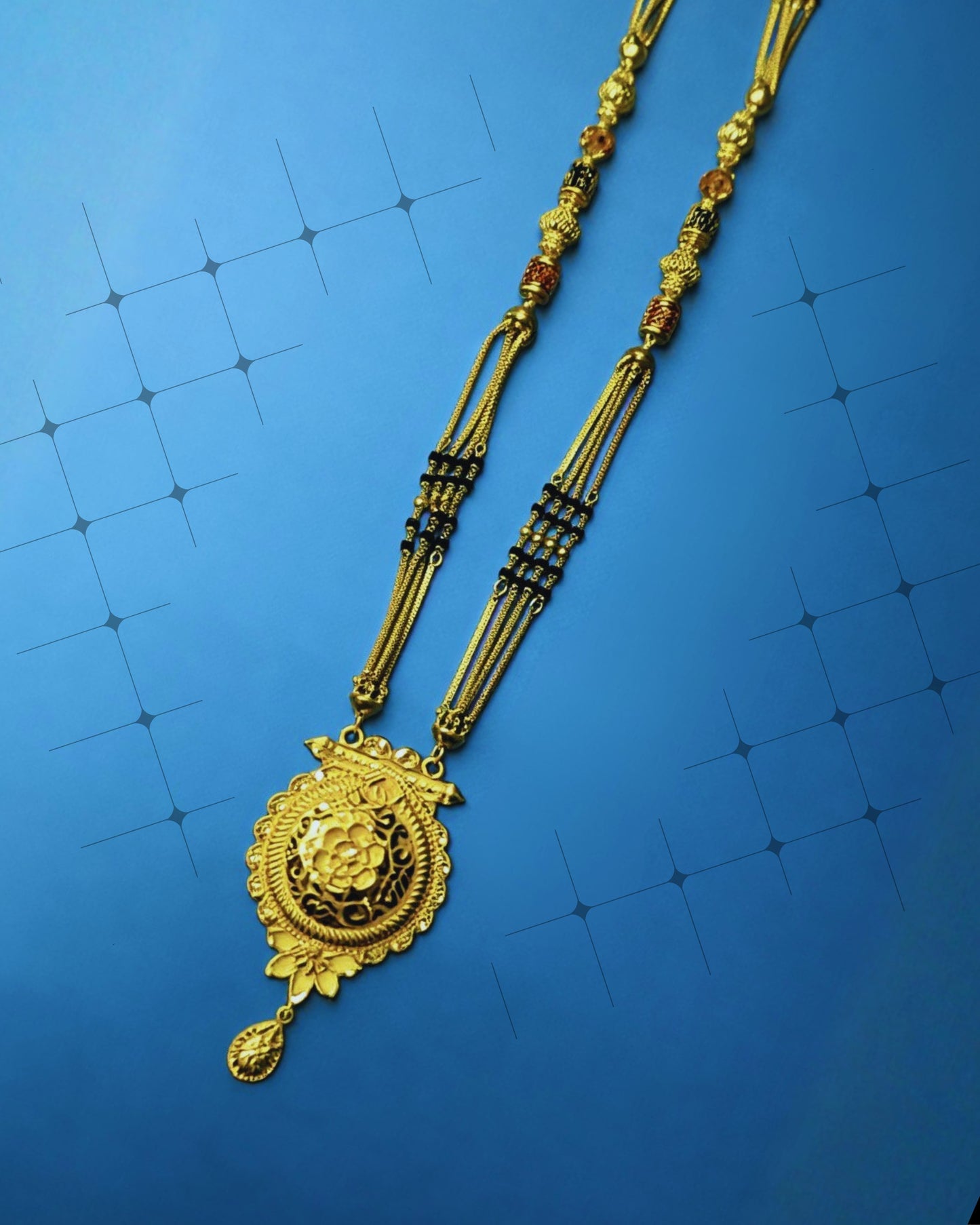 Forming Damru Mangalsutra