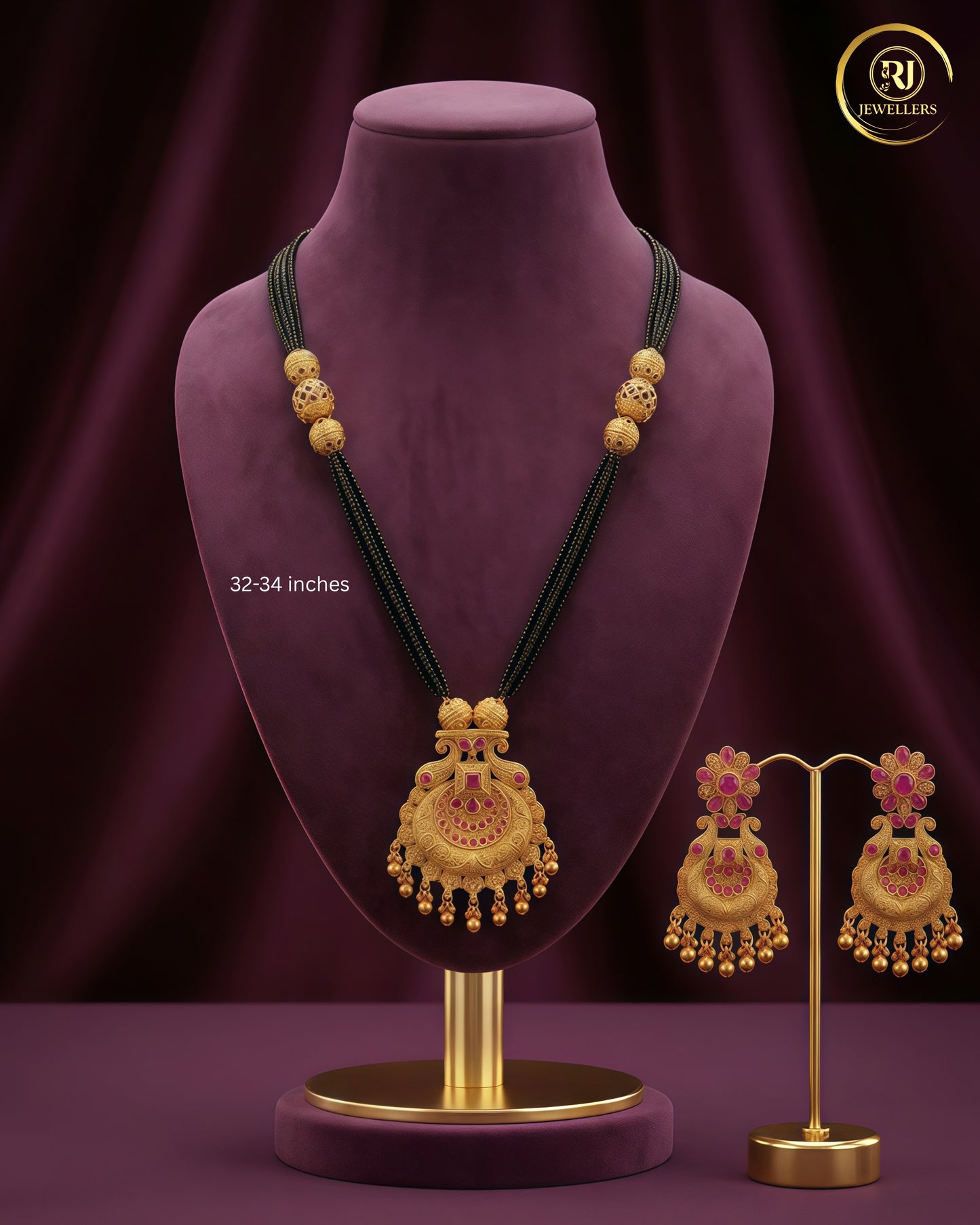 Matte Long Mangalsutra
