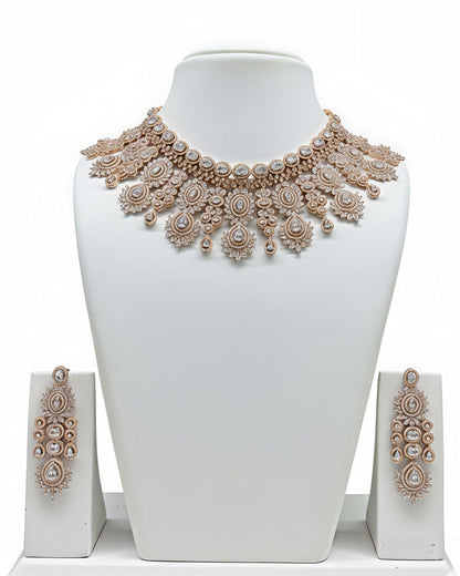 A D Stone Necklace