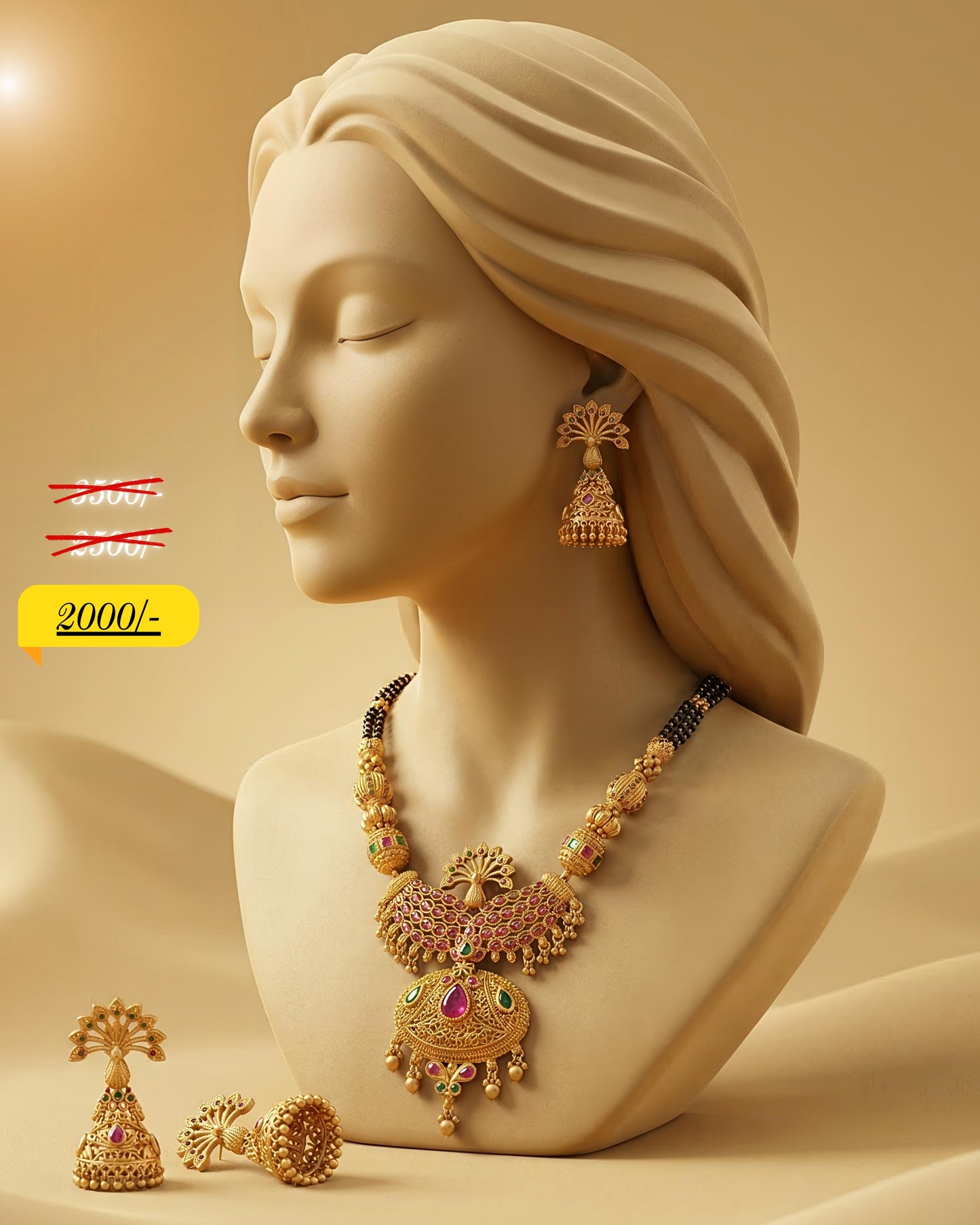 Matte Long Mangalsutra