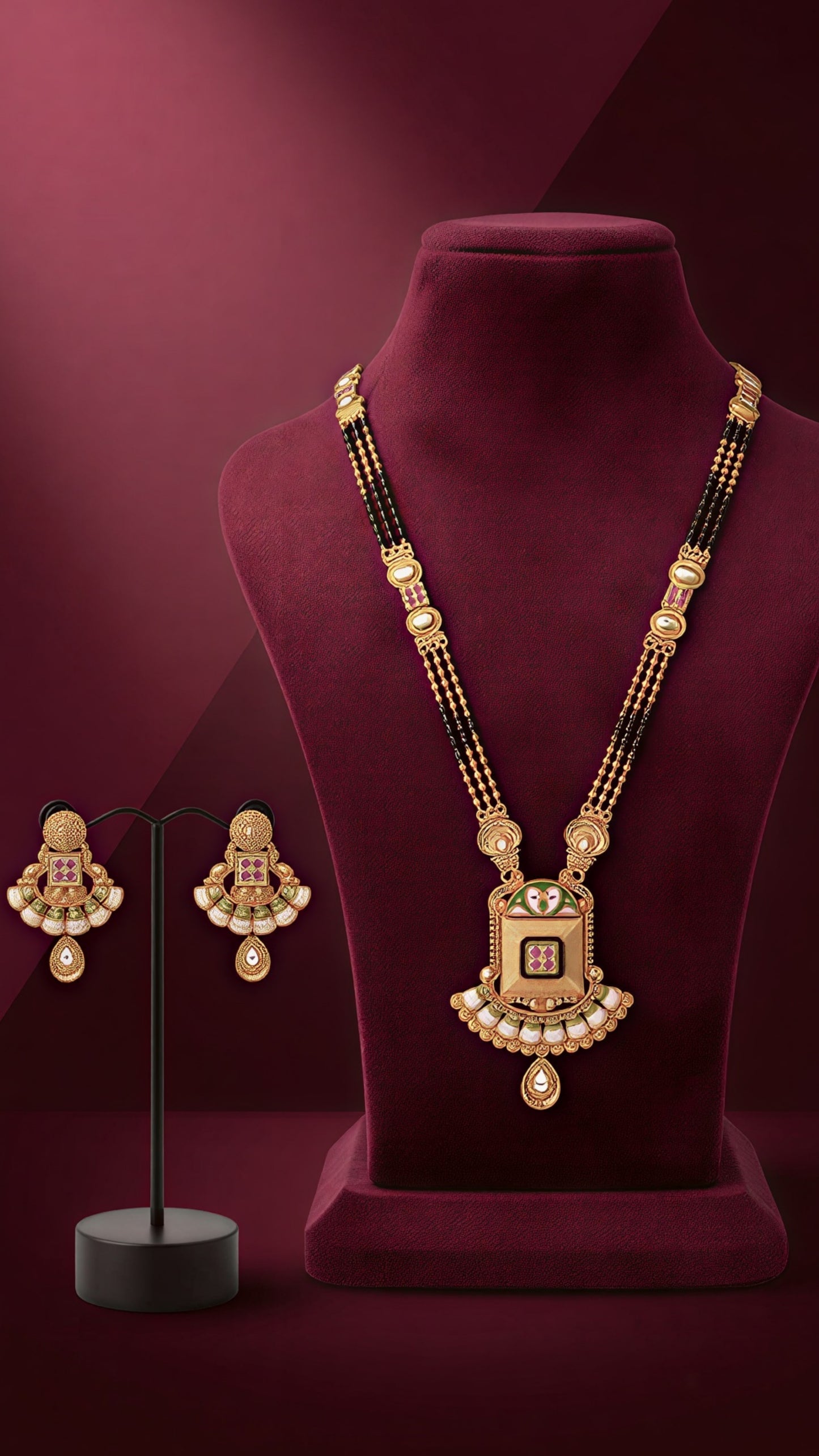 Rajwadi Long Mangalsutra