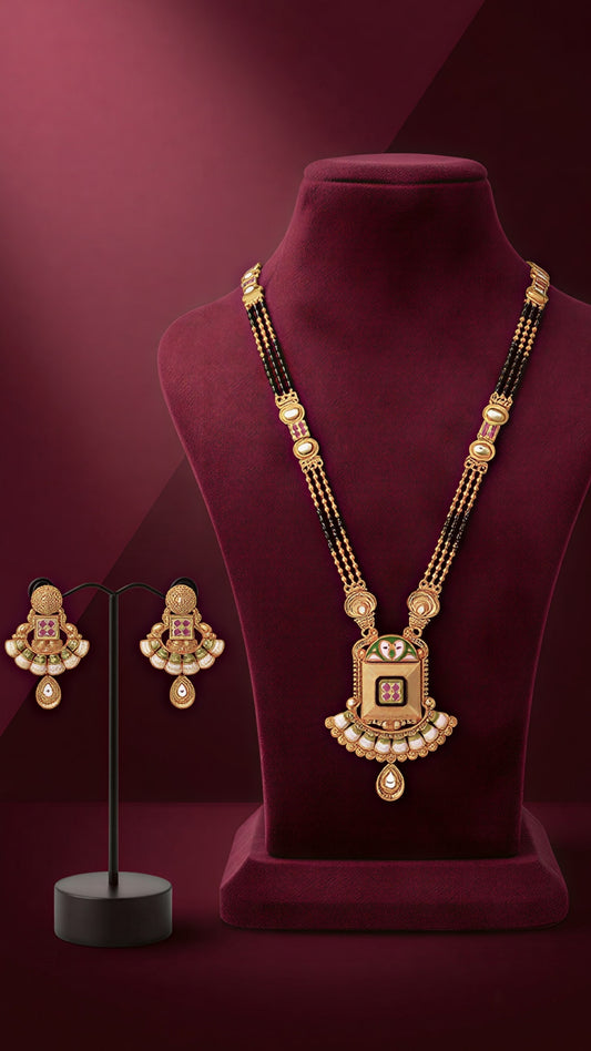 Rajwadi Long Mangalsutra