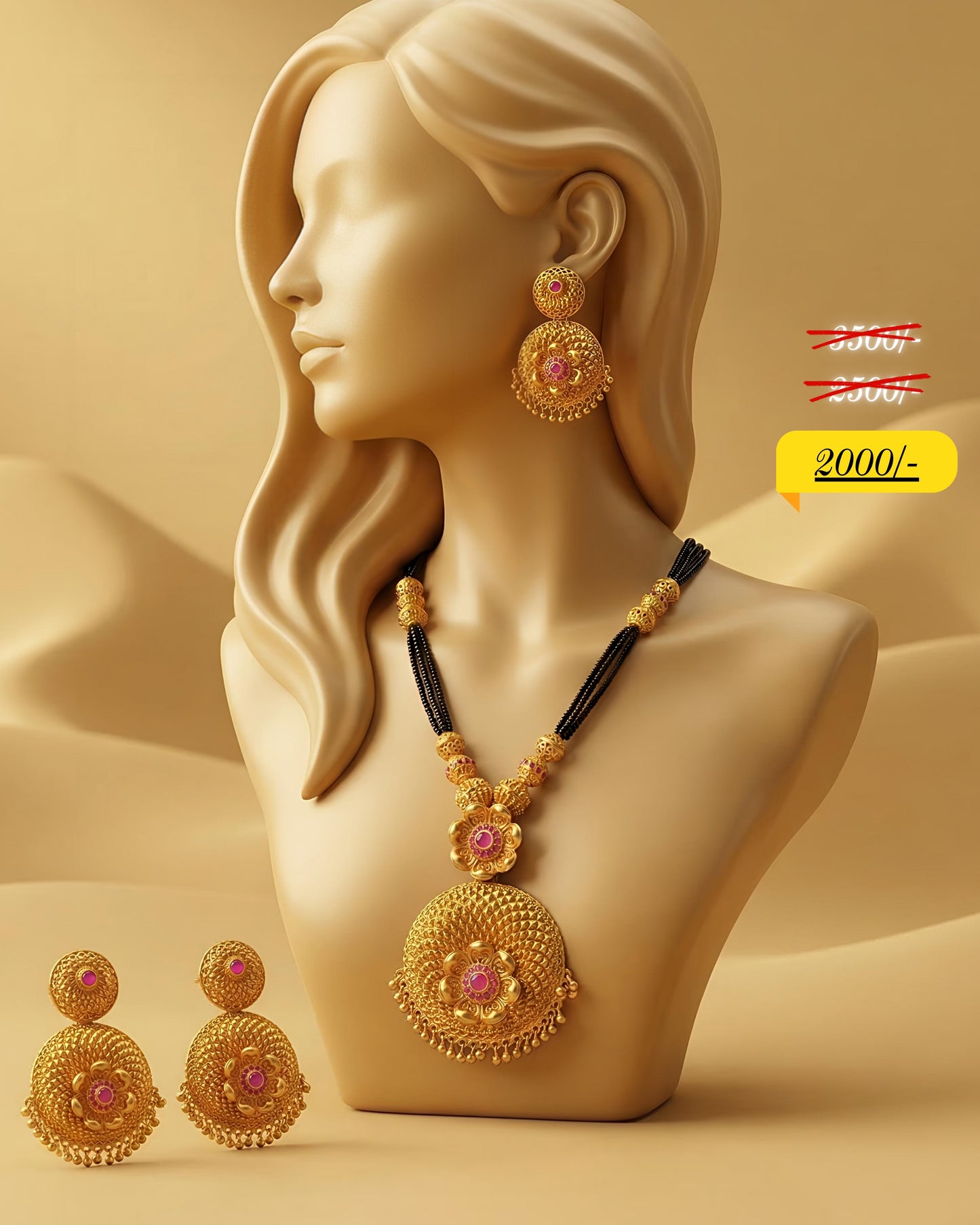 Matte Long Mangalsutra