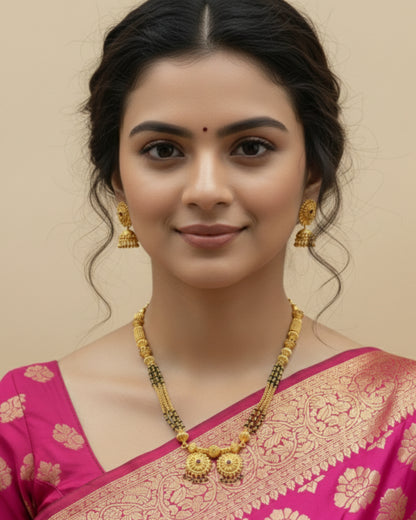 Forming Long Mangalsutra