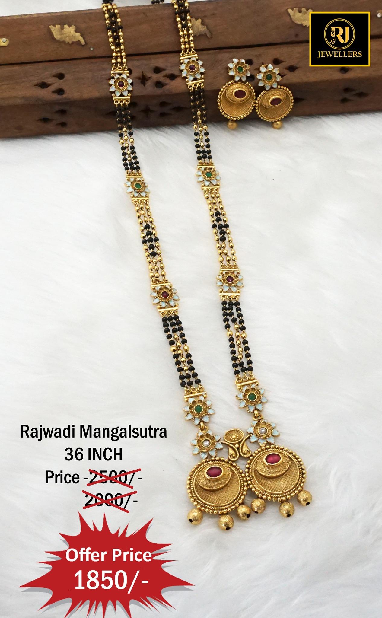 Rajwadi Long Mangalsutra