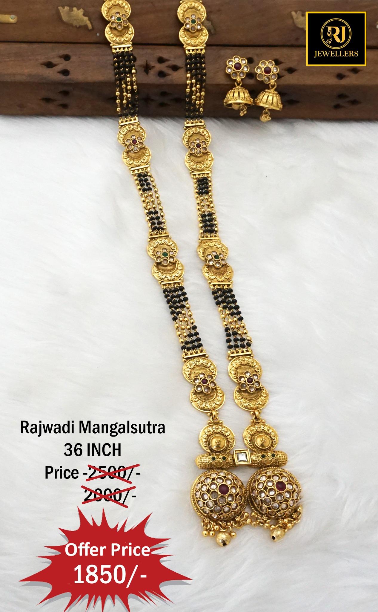 Rajwadi Long Mangalsutra