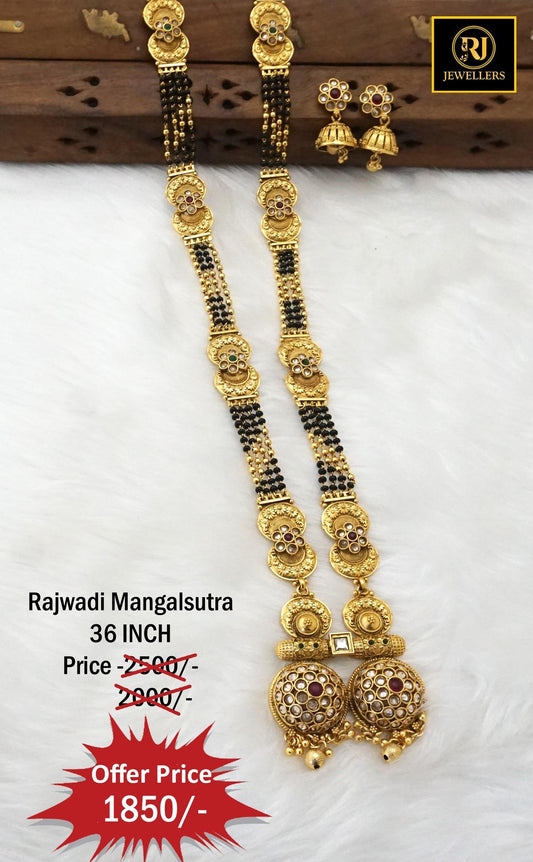 Rajwadi Long Mangalsutra