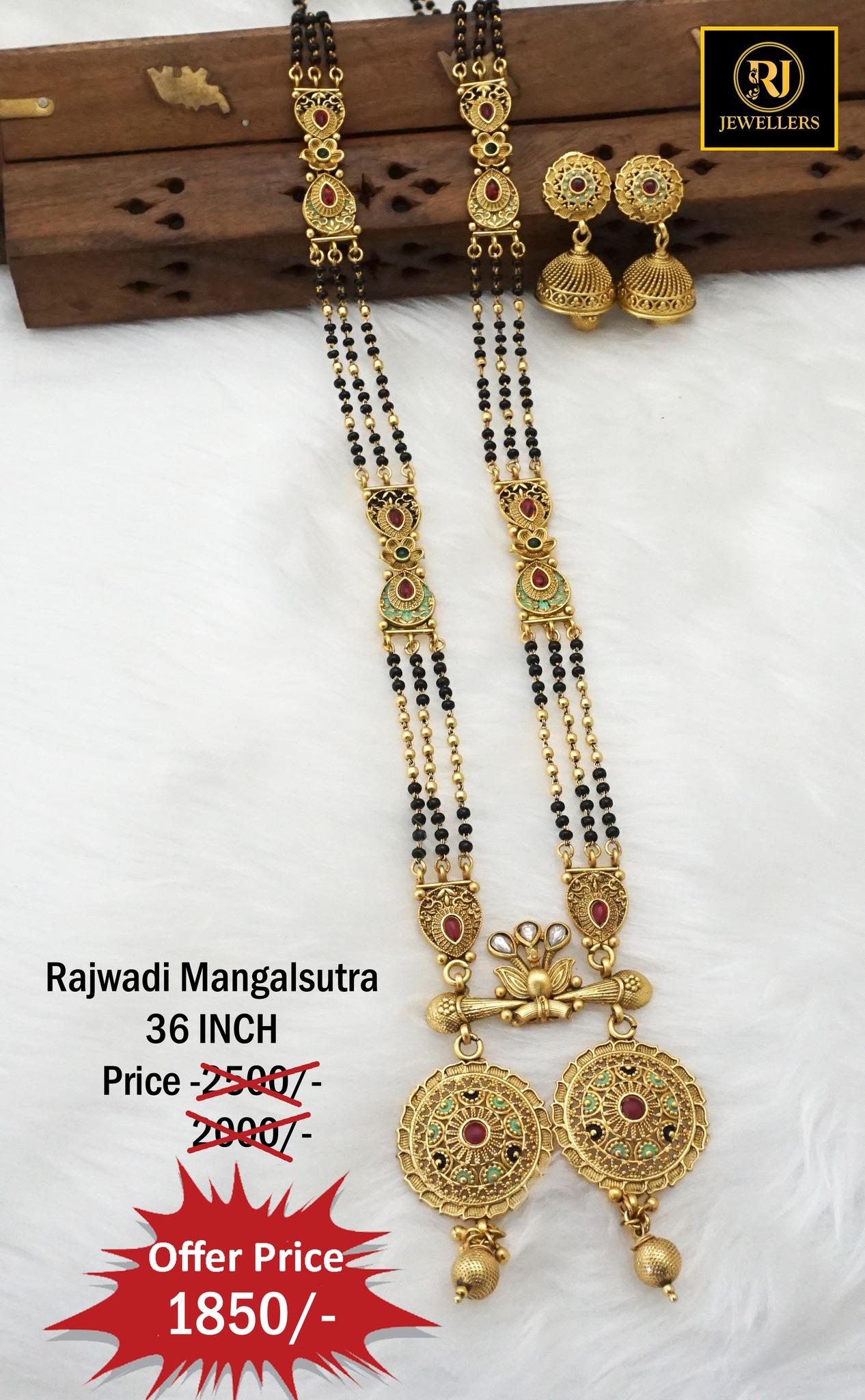 Rajwadi Long Mangalsutra